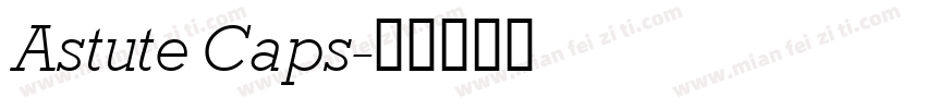 Astute Caps字体转换